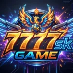 A vibrant, esports-style gaming logo centered on the text 