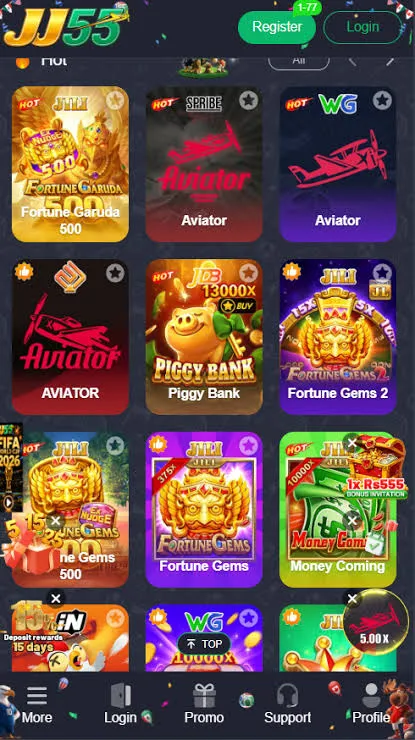 JJ55.com Game Download APK for Android in Pakistan