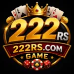 222rs.com Game Download logo with gold casino-style design for Android APK users in Pakistan