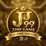 Alternative Text: JJ99 Game Android gaming platform promotional banner with mobile game interface and gold design.